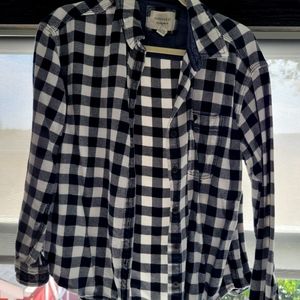 Black and White Plaid button down